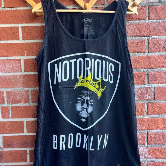 Notorious BIG Brooklyn tank-top / Black Biggie Tank-Top - Picture 1 of 5